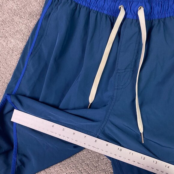 Fair Harbor The Anchor Swim Trunks Shorts Men's Large Blue Drawstrings - Picture 12 of 12